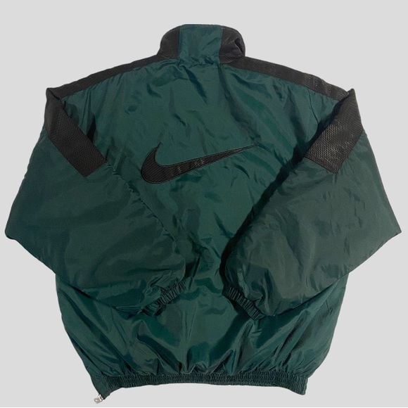 ⭐️ Vintage Nike green 1/4 Zip winter jacket - Picture 6 of 7